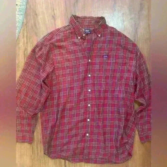 Men’s XLT Chaps Ralph Lauren plaid button up - Picture 1 of 2